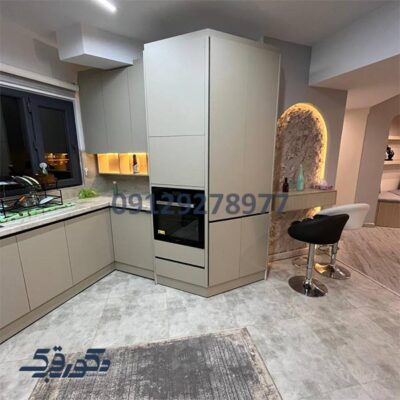 پروژه طراحی و ساخت کابینت هایگلاس