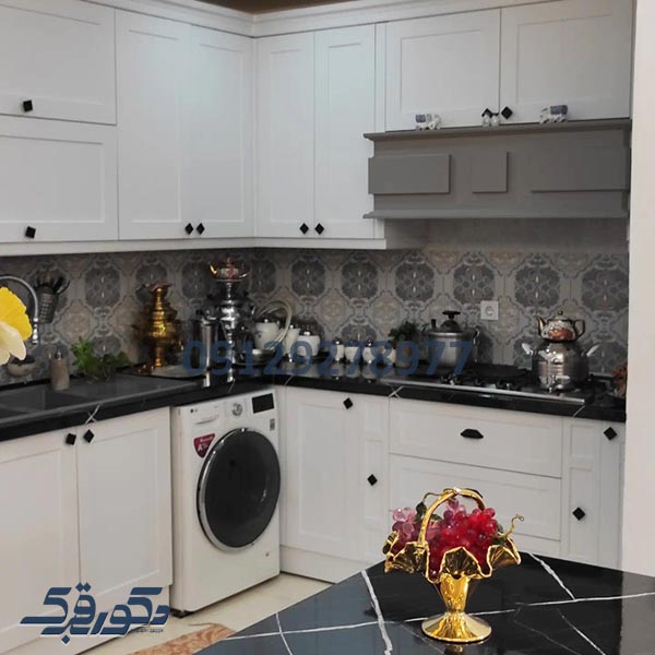 کابینت آشپزخانه نئوکابینت سفید