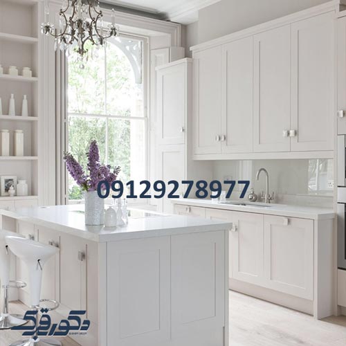 کابینت نئوکلاسیک سفید