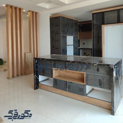 کابینت هایگلاس شیشه ای مدرن