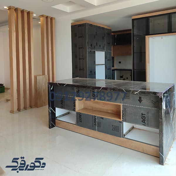 کابینت هایگلاس شیشه ای مدرن