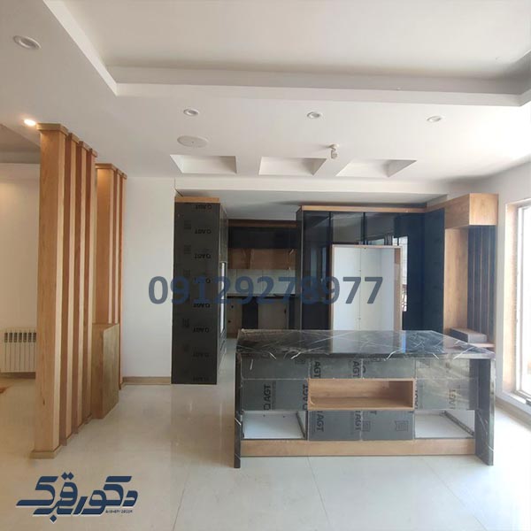 کابینت مدرن شیشه ای