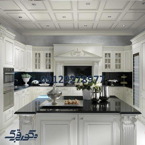 کابینت نئوکلاسیک سفید