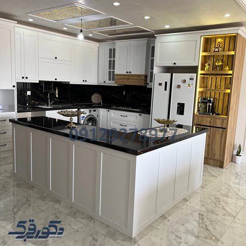 کابینت نئوکلاسیک سفید