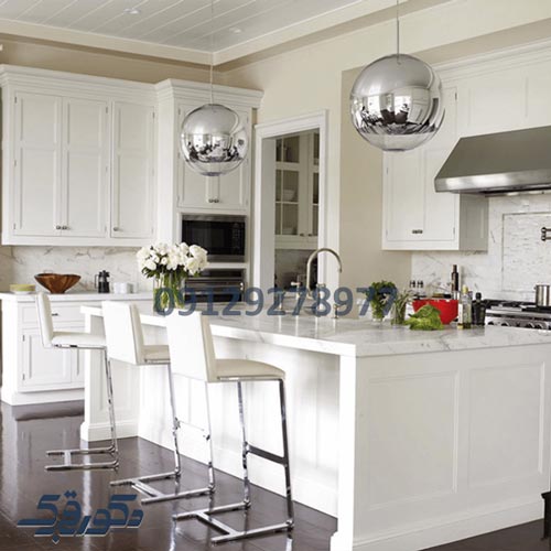 کابینت نئوکلاسیک سفید