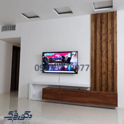 تی وی وال ساده و شیک