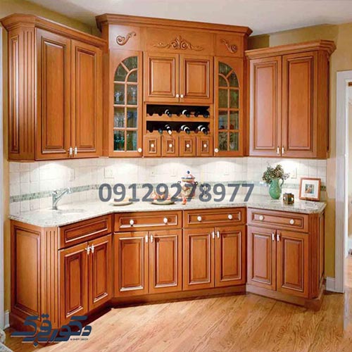 کابینت کلاسیک قهوه ای