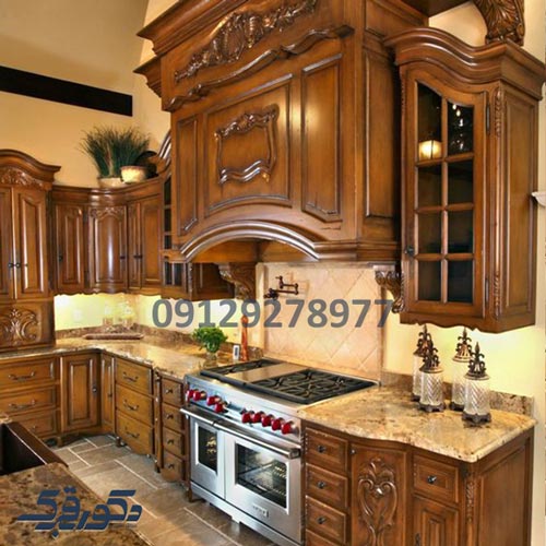 کابینت کلاسیک گردویی