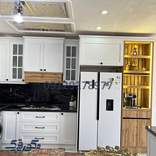 کابینت نئوکلاسیک سفید