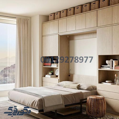 تخت تاشو و کمجا دونفره